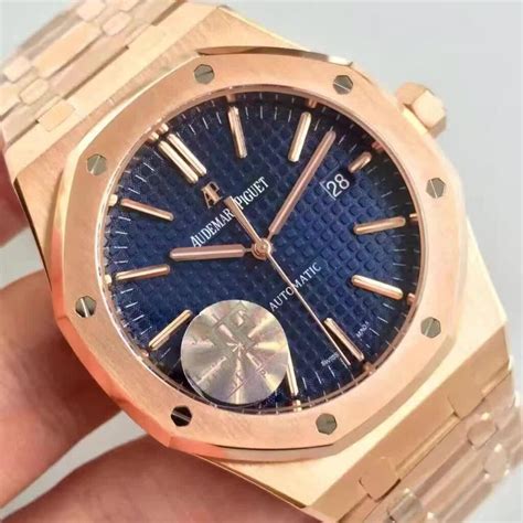 fake audemars piguet royal oak rose gold|audemars piguet knock off.